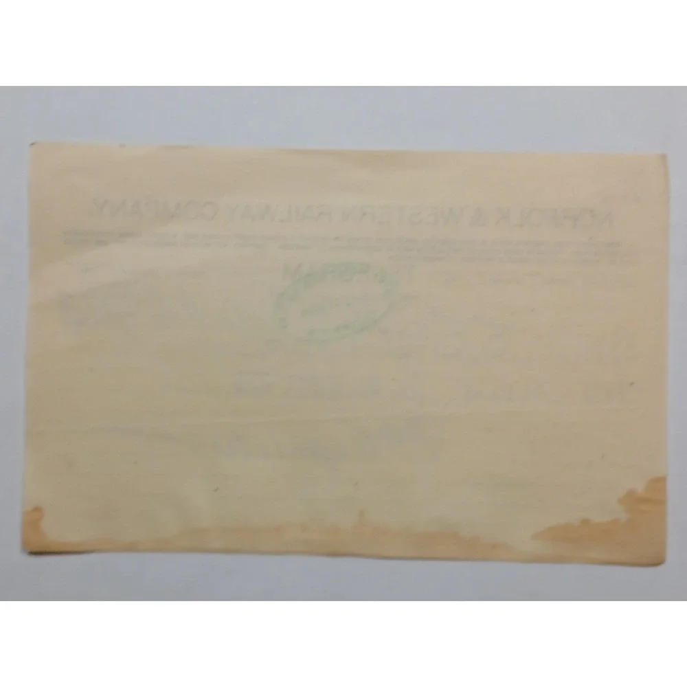 Antique 1901 Norfolk & Western Railway Letter  Lucasville Ohio Station  Lot Of 3